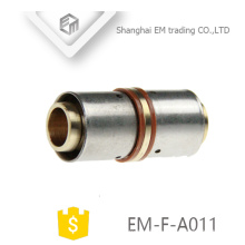 EM-F-A011 Brass straight coupling press connecting pipe fitting